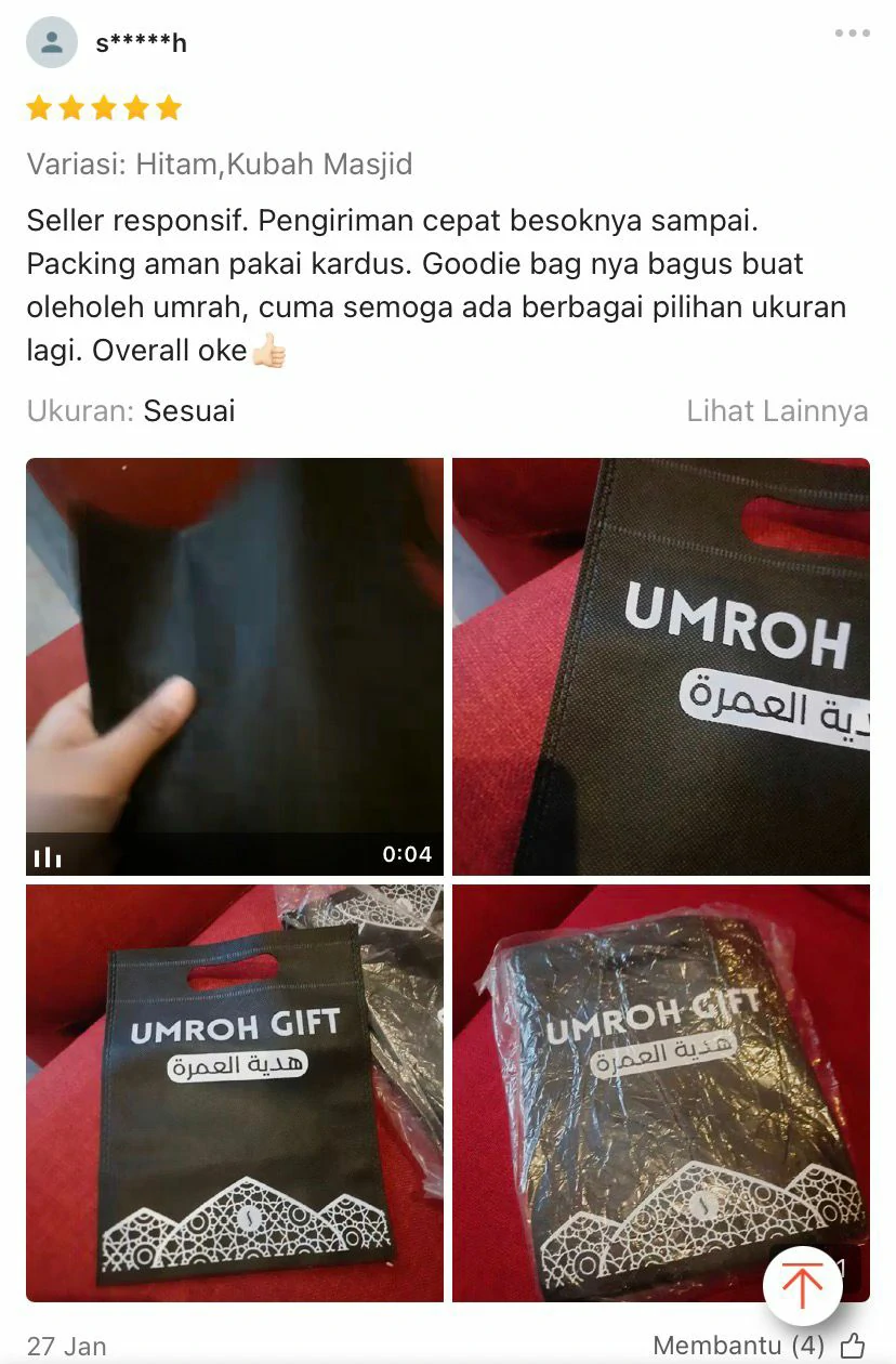 Testimoni Produk Shaff Store 08