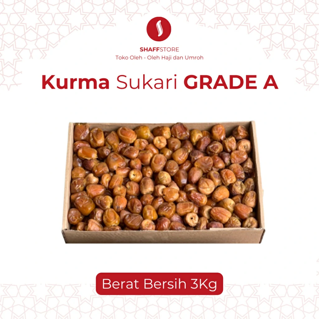 Kurma Sukari Al Qassim Grade A PREMIUM DUS 3 KG - Image 4