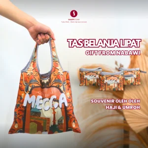 Tas Belanja Lipat Souvenir Oleh Oleh Umroh MECCA MADINAH