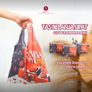 Tas Belanja Lipat Souvenir Oleh Oleh Umroh NABAWI SAUDI ARABIA