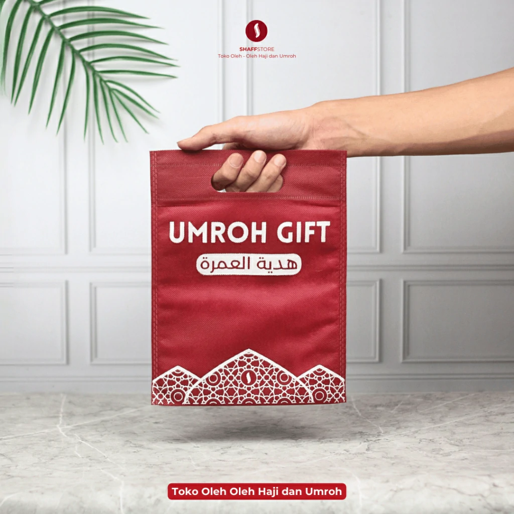 Shaffstore Tas Hadiah Oleh Oleh Haji Souvenir Haji & Umroh Ekslusif Kubah Series 1 pak isi 50 pcs - Image 4