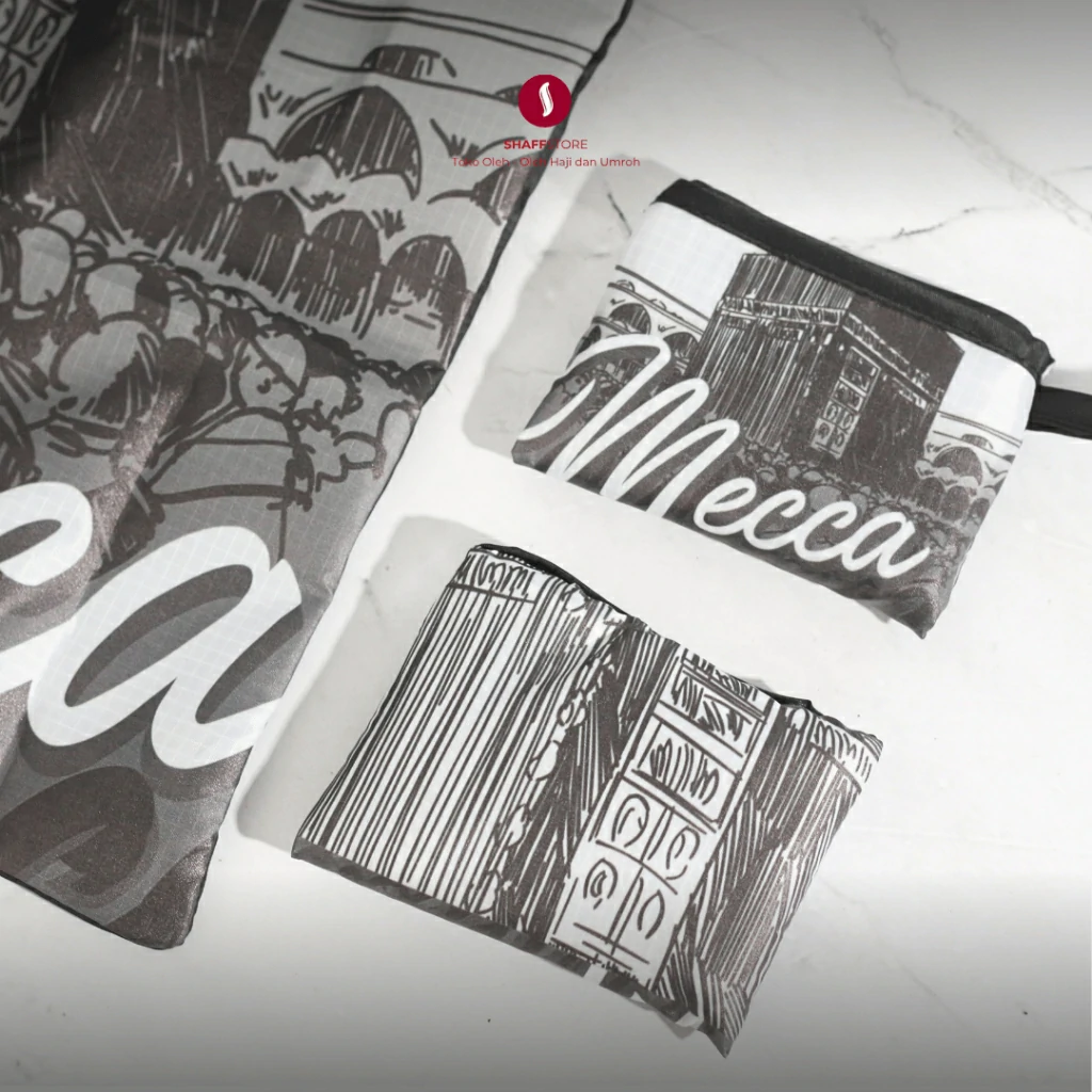 Tas Belanja Lipat Souvenir Oleh Oleh Umroh MECCA MADINAH - Image 3
