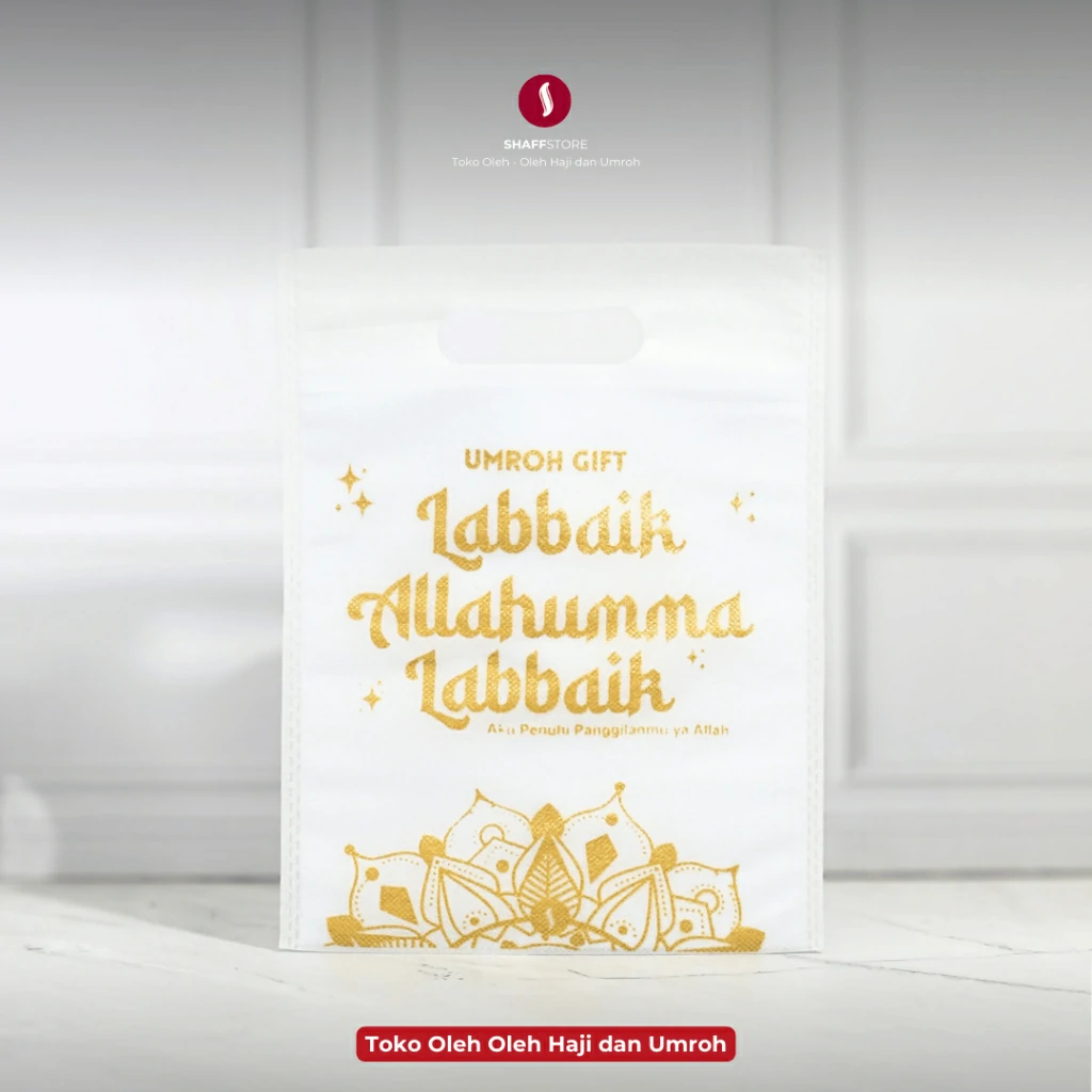 Tas Hadiah Umroh Souvenir Oleh Oleh Umroh Labbaik dan Umroh Mubarak Series - Image 8