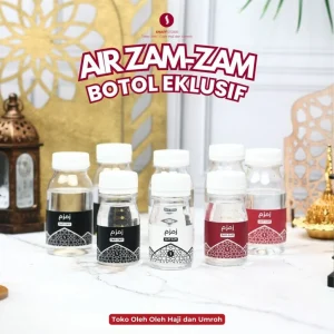 Air Zamzam Mekah Asli Arab Saudi Ekslusif Botol Zam Zam
