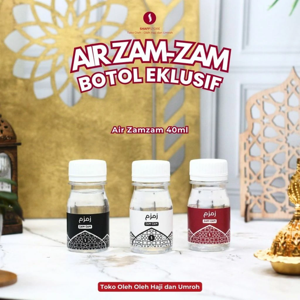 Air Zamzam Mekah Asli Arab Saudi Ekslusif Botol Zam Zam - Image 3