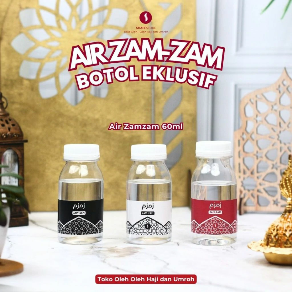 Air Zamzam Mekah Asli Arab Saudi Ekslusif Botol Zam Zam - Image 2