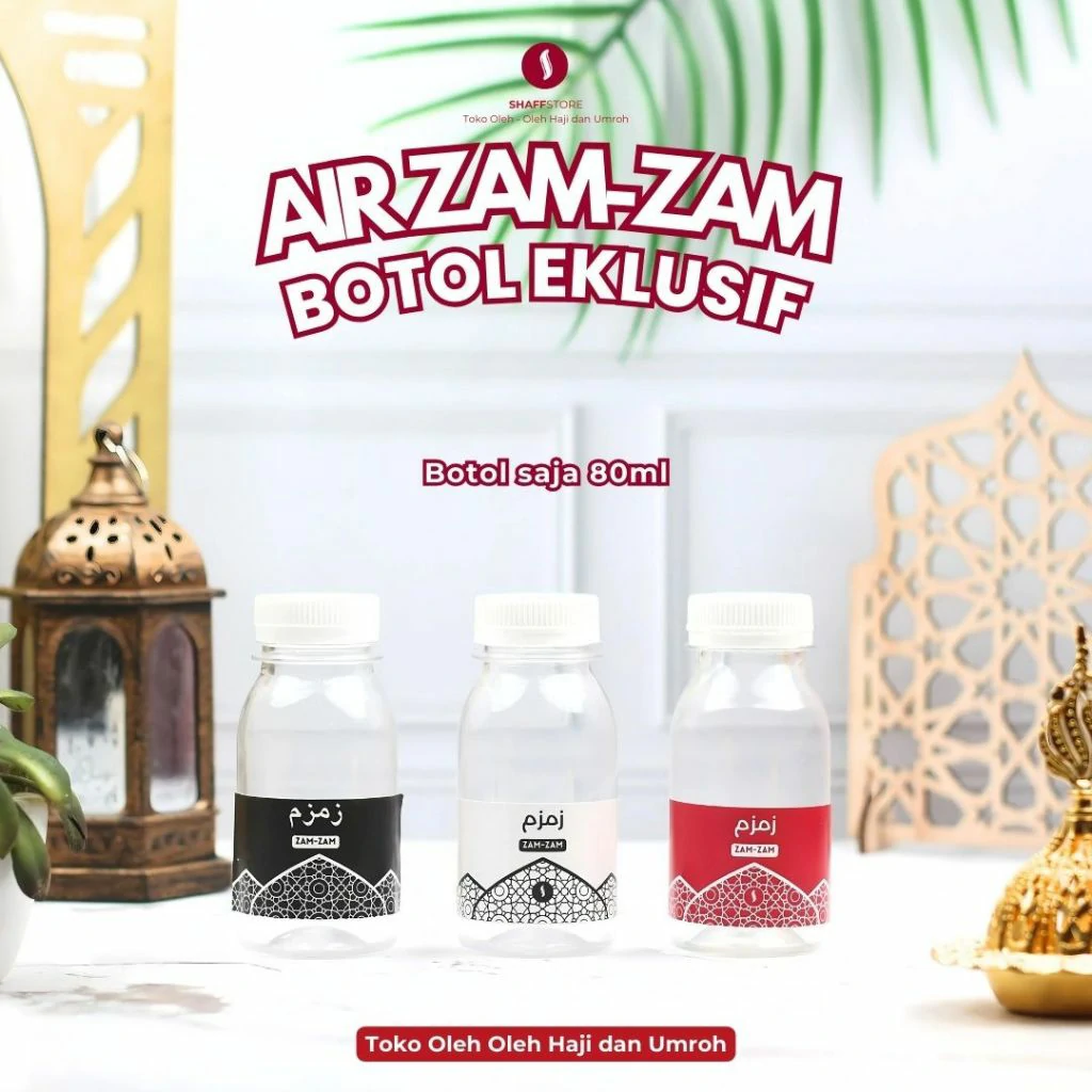 Air Zamzam Mekah Asli Arab Saudi Ekslusif Botol Zam Zam - Image 4