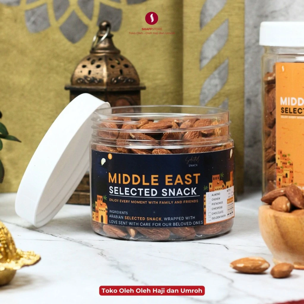 Kacang Almond Panggang Kupas Premium Organik Roasted Almond Original Natural - Image 8