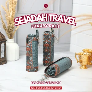 Sajadah Gulung Travel Genggam Ringan & Praktis Oleh-Oleh Umroh