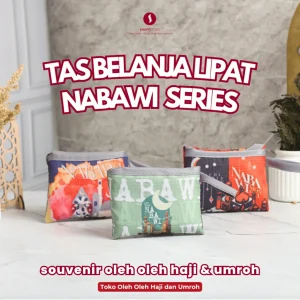 Tas Belanja Lipat Souvenir Oleh Oleh Umroh Nabawi Series