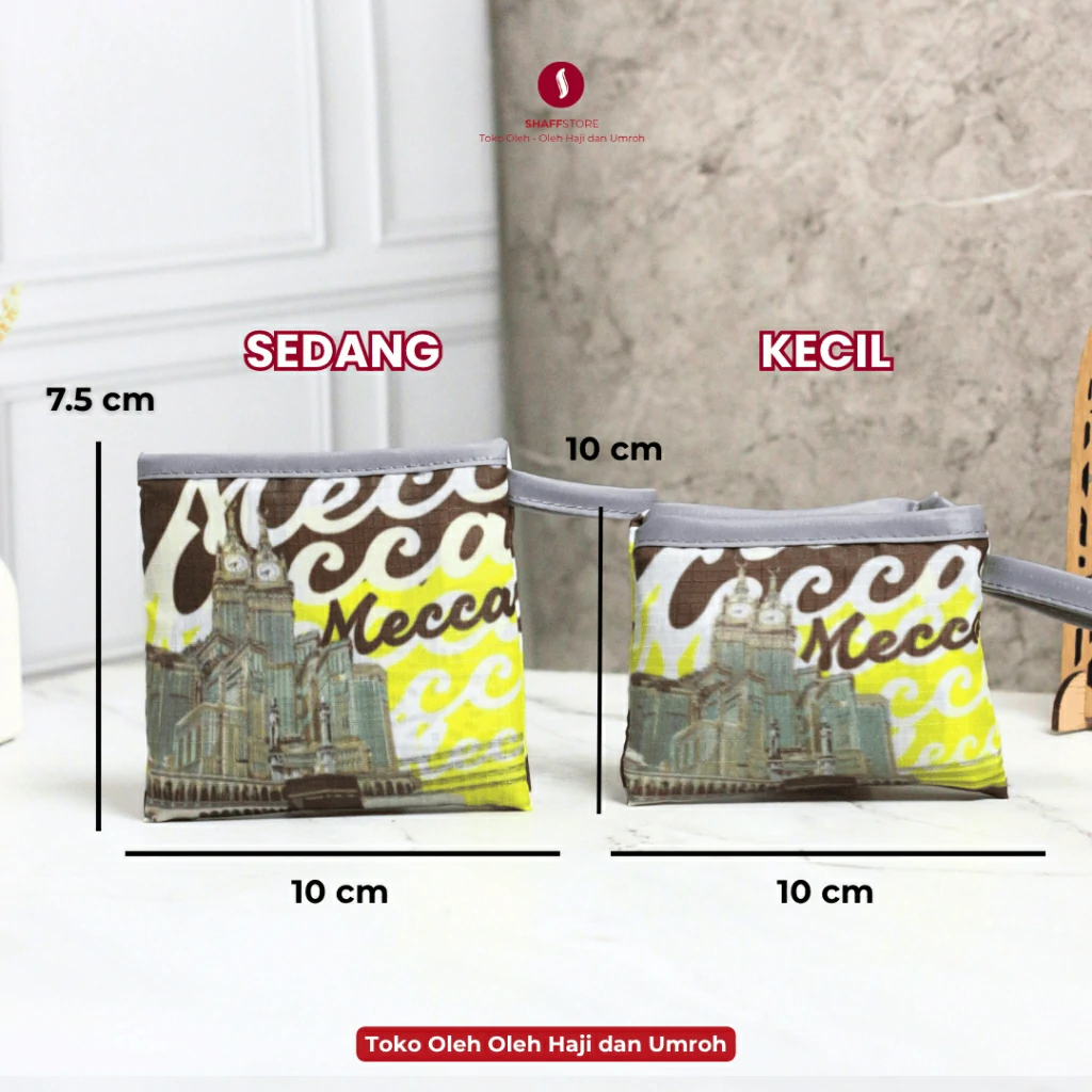 Tas Belanja Lipat Souvenir Oleh Oleh Umroh MECCA MADINAH - Image 6