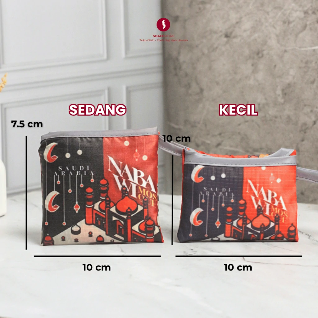 Tas Belanja Lipat Souvenir Oleh Oleh Umroh NABAWI SAUDI ARABIA - Image 6