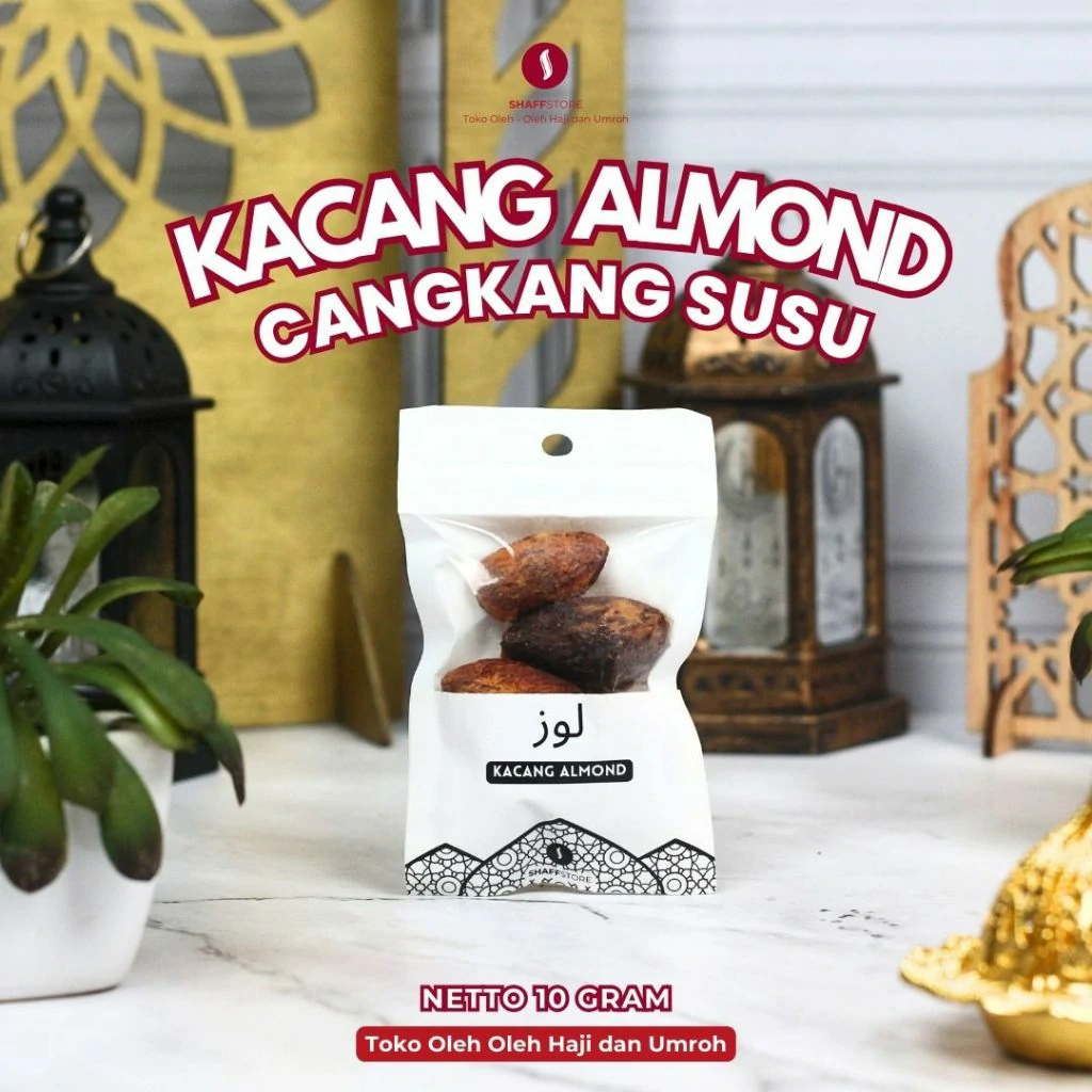 Kacang Almond Panggang Rasa Susu Roasted Almond Milk isian untuk paket oleh oleh Umroh - Image 2