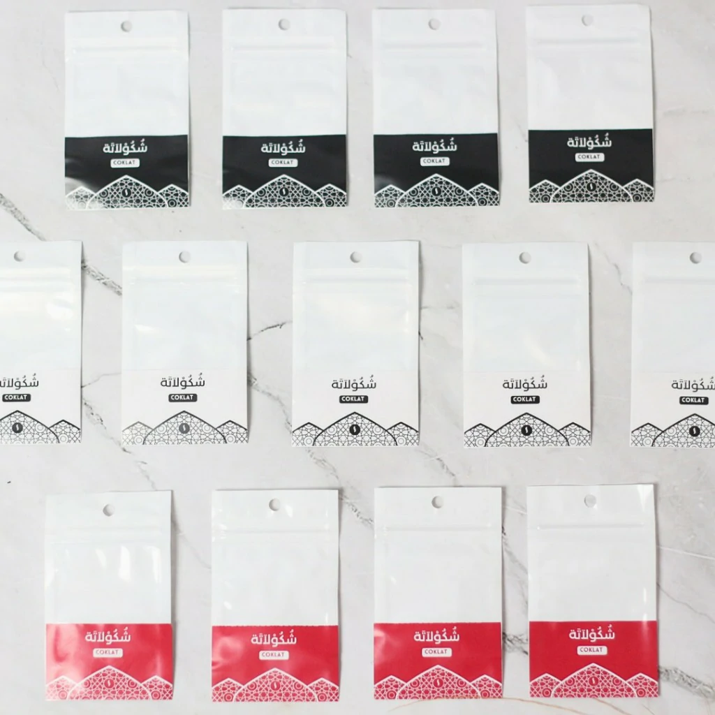 Kemasan Coklat Kerikil Ekslusif Oleh oleh Umroh Kemasan Tanpa Isi Hanya Plastik 1 Pak isi 50 pcs - Image 8