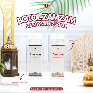 Air Zam Zam zamzam kemasan botol 250 ml Original Arab Saudi