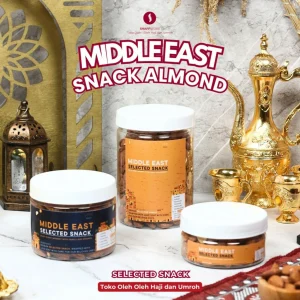 Kacang Almond Panggang Kupas Premium Organik Roasted Almond Original Natural