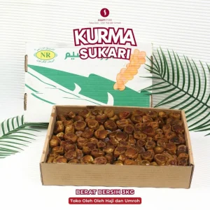 Kurma Sukari Al Qassim Grade A PREMIUM DUS 3 KG