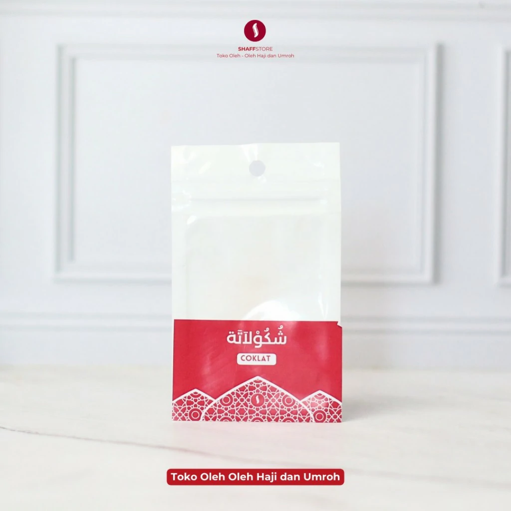 Kemasan Coklat Kerikil Ekslusif Oleh oleh Umroh Kemasan Tanpa Isi Hanya Plastik 1 Pak isi 50 pcs - Image 4