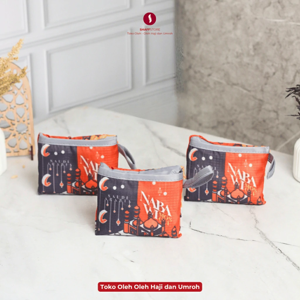 Tas Belanja Lipat Souvenir Oleh Oleh Umroh NABAWI SAUDI ARABIA - Image 4