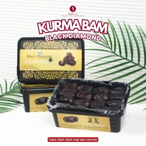 Kurma Bam Black DIamond Kemasan Eksklusif 500g