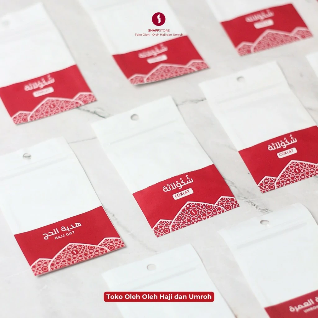 Kemasan Coklat Kerikil Ekslusif Oleh oleh Umroh Kemasan Tanpa Isi Hanya Plastik 1 Pak isi 50 pcs - Image 7