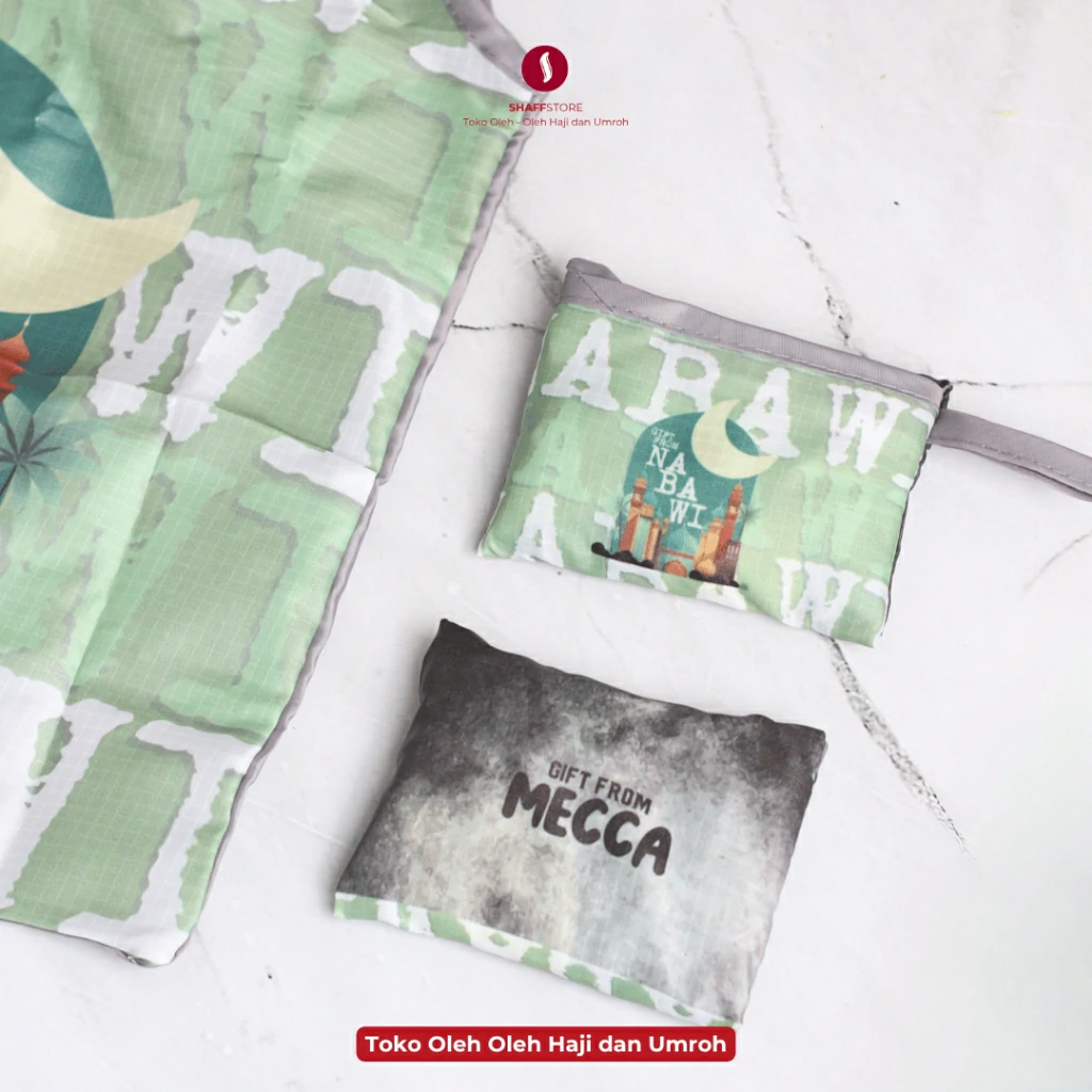 Tas Belanja Lipat Souvenir Oleh Oleh Umroh NABAWI - Image 3