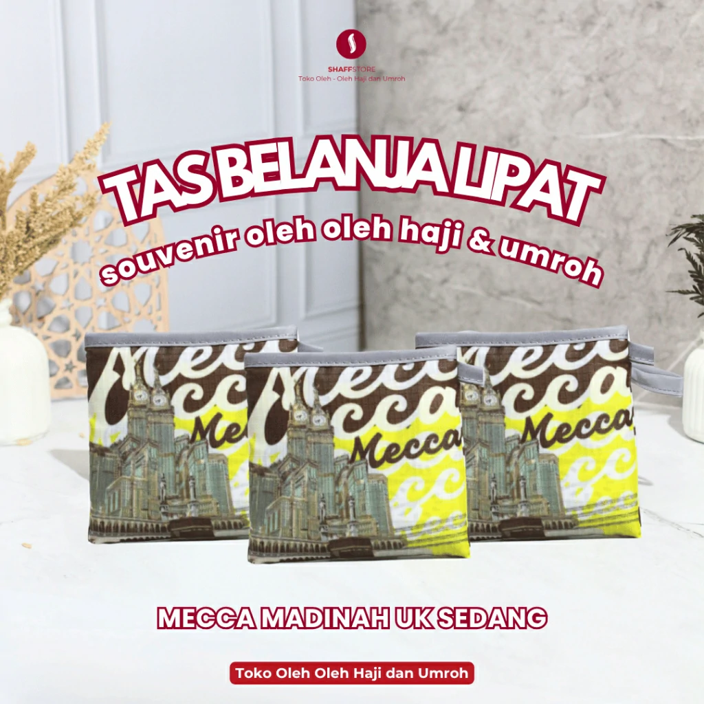 Tas Belanja Lipat Souvenir Oleh Oleh Umroh MECCA MADINAH - Image 7