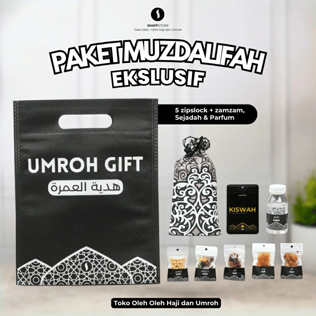 Paket Isian Hampers Muzdalifah Black Series – Oleh-Oleh Haji & Umroh Eksklusif - Image 3