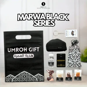 Paket Isian Hampers Marwa Black Series – Oleh-Oleh Haji & Umroh Eksklusif