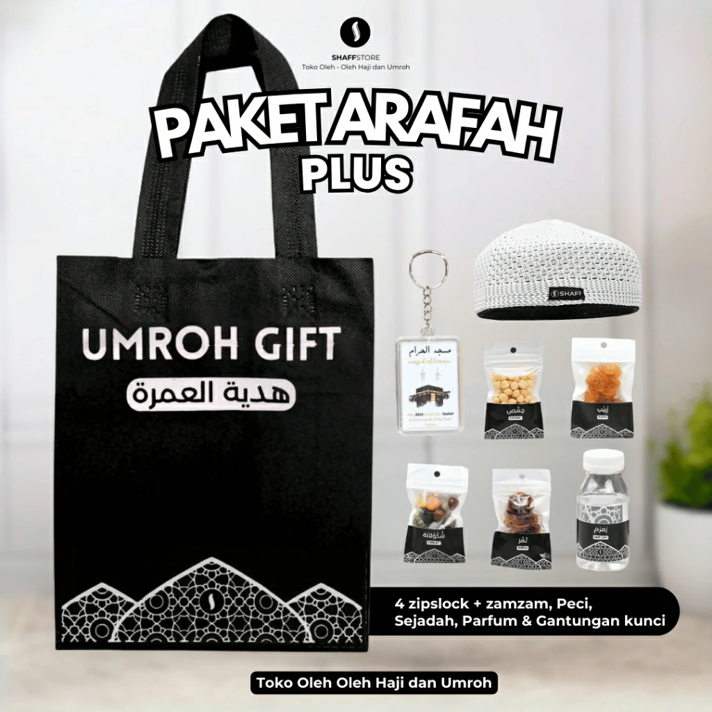 Paket Isian Hampers Tas Jinjing Arafah Black Series – Oleh-Oleh Haji & Umroh Eksklusif - Image 2