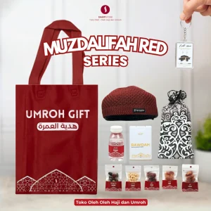 Paket Isian Hampers Tas Jinjing Muzdalifah Red Series  – Oleh-Oleh Haji & Umroh Eksklusif