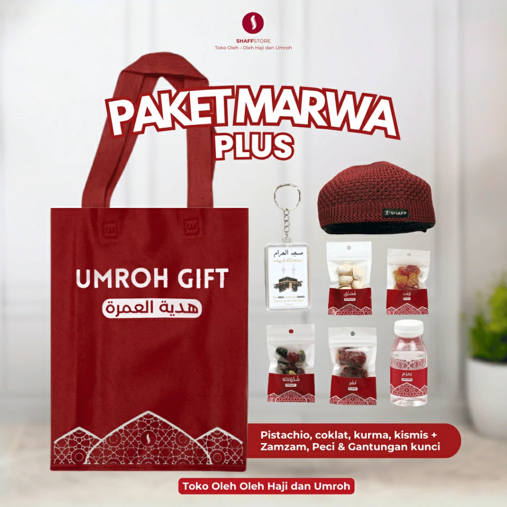 Paket Isian Hampers Tas Jinjing Marwa Red Series – Oleh-Oleh Haji & Umroh Eksklusif - Image 2