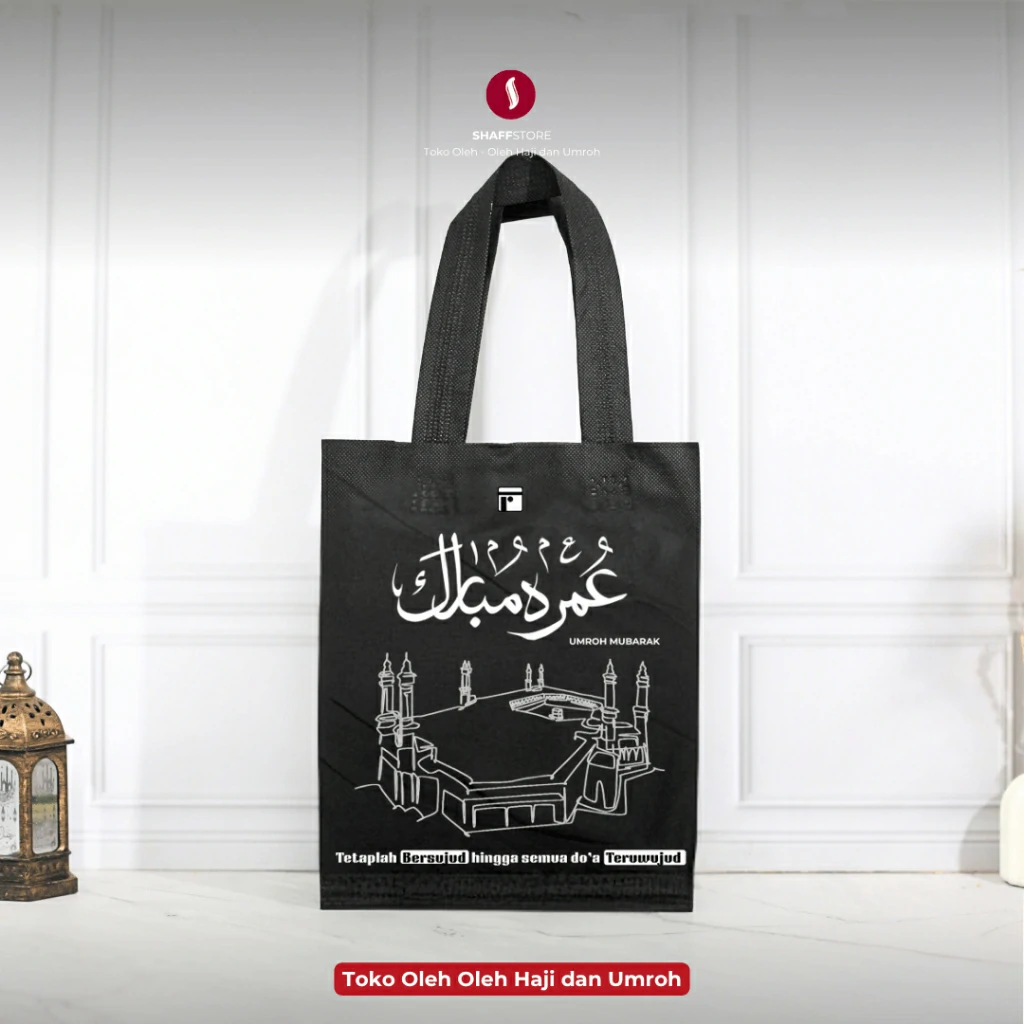 Tas Hadiah Umroh Souvenir Oleh Oleh Umroh Labbaik dan Umroh Mubarak Series - Image 2