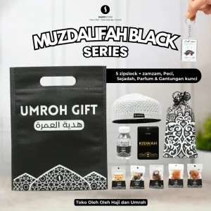 Paket Isian Hampers Muzdalifah Black Series  – Oleh-Oleh Haji & Umroh Eksklusif