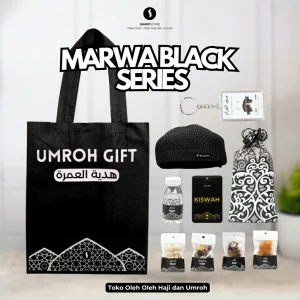 Paket Isian Hampers Tas Jinjing Marwa Black Series  – Oleh-Oleh Haji & Umroh Eksklusif