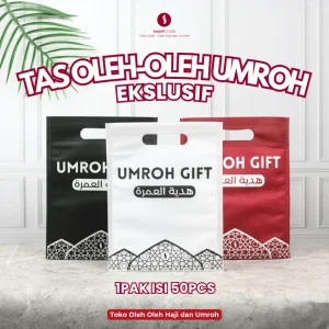 Tas Hadiah Oleh-Oleh Umroh Souvenir Umroh 1 pak Isi 50 pcs