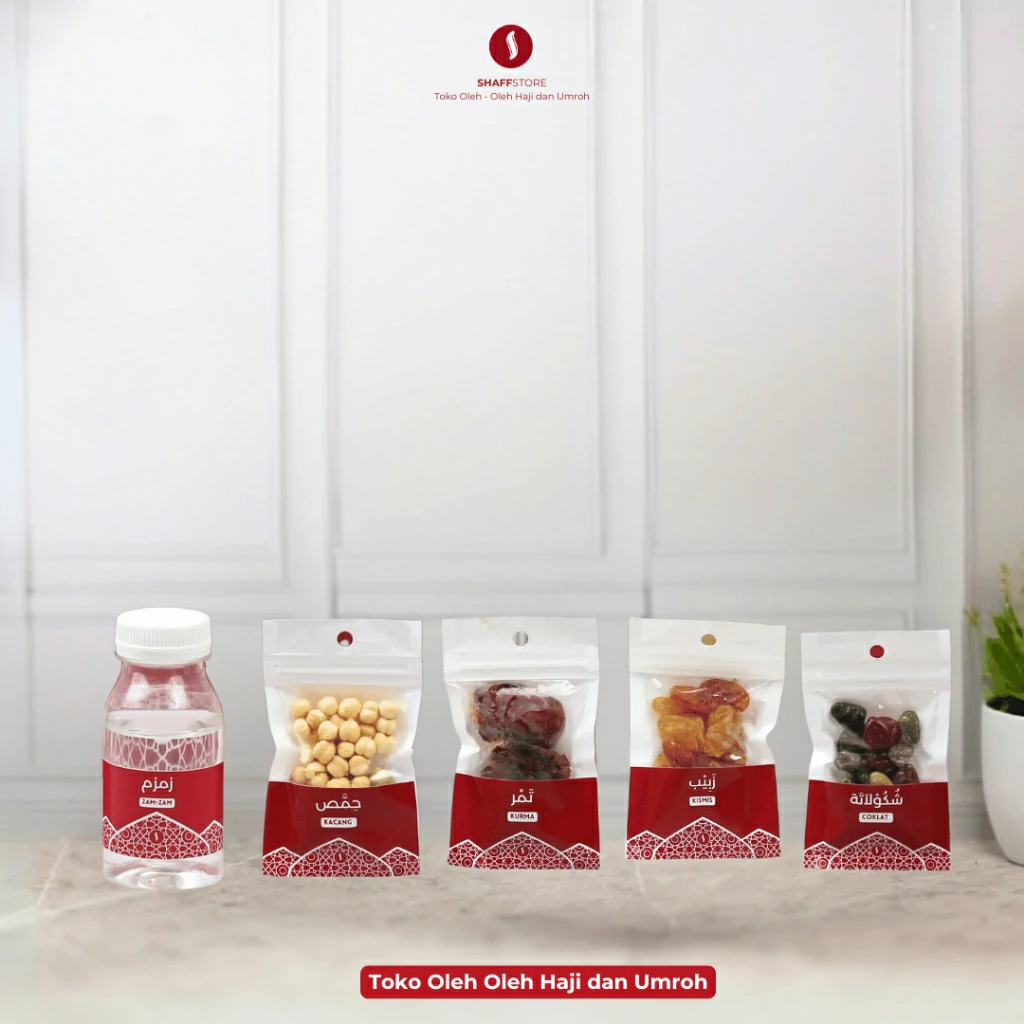 Paket Isian Hampers Tas Jinjing Haromain Red Series – Oleh-Oleh Haji & Umroh Eksklusif - Image 6