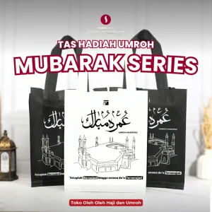 Tas Hadiah Umroh Souvenir Oleh Oleh Umroh Labbaik dan Umroh Mubarak Series