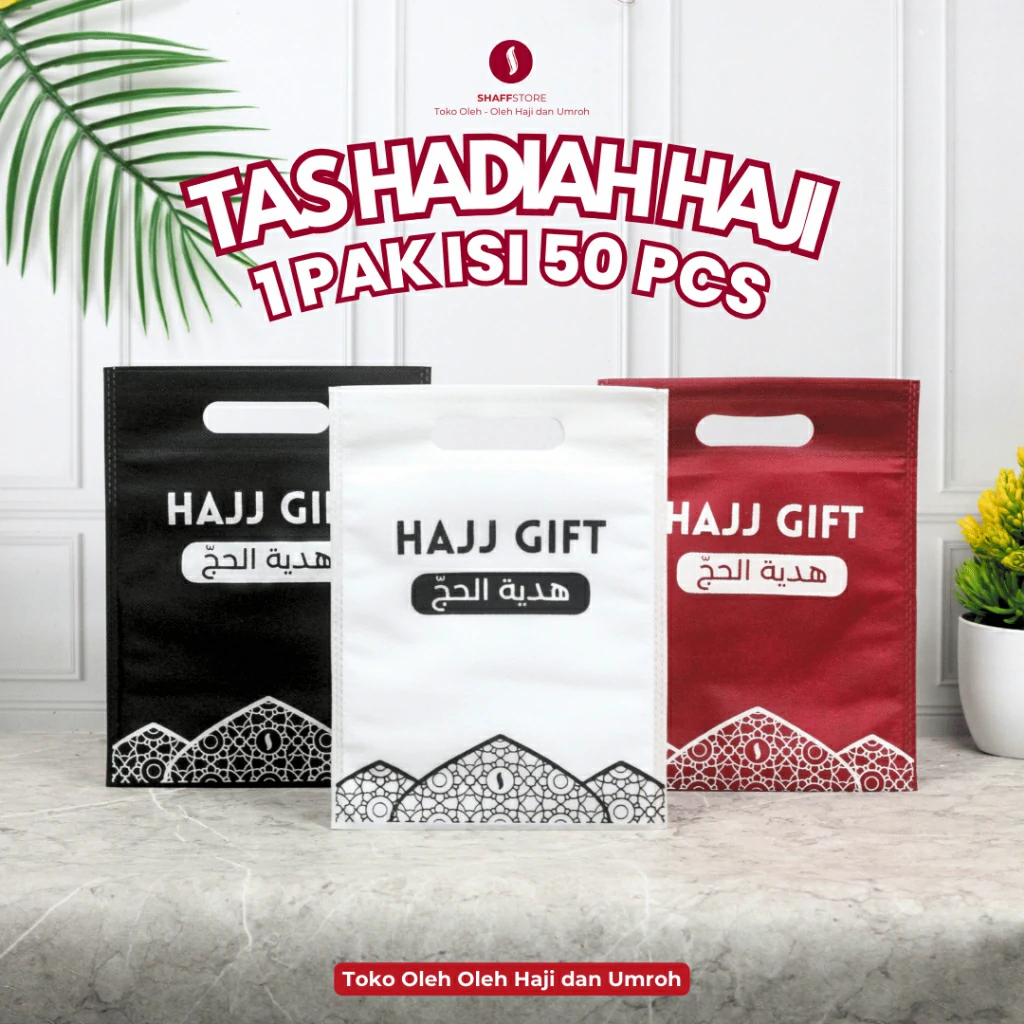 Shaffstore Tas Hadiah Oleh Oleh Haji Souvenir Haji & Umroh Ekslusif Kubah Series 1 pak isi 50 pcs - Image 5