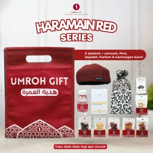 Paket Isian Hampers Haromain Red Series  – Oleh-Oleh Haji & Umroh Eksklusif
