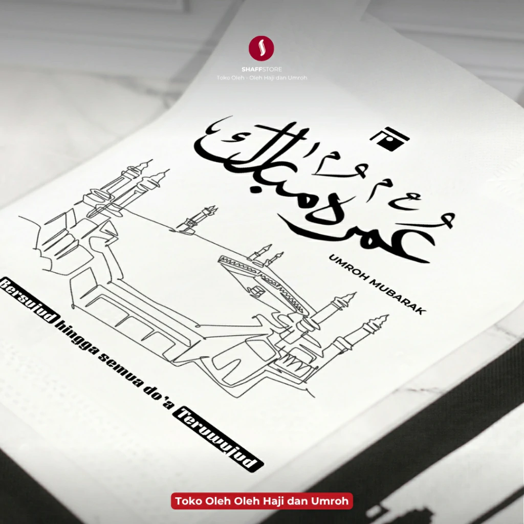 Tas Hadiah Umroh Souvenir Oleh Oleh Umroh Labbaik dan Umroh Mubarak Series - Image 5