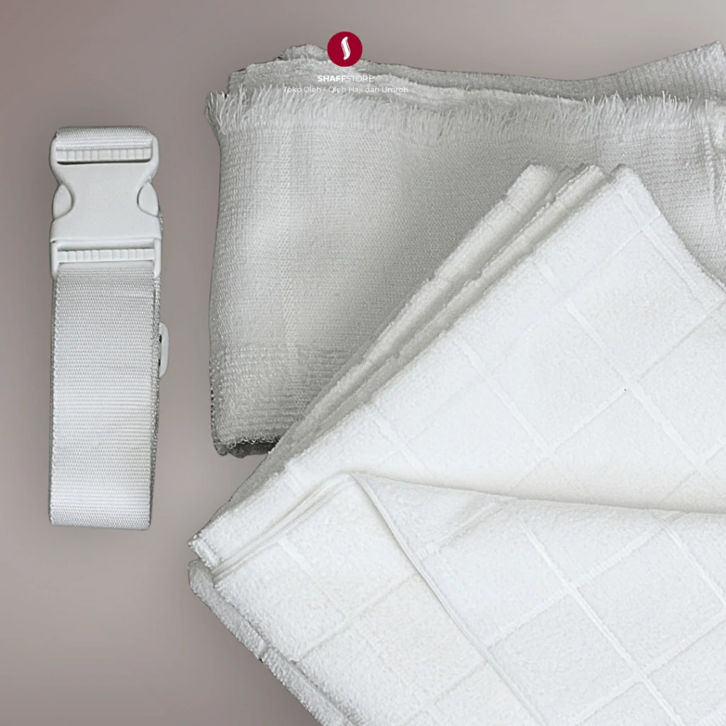 Kain Ihram Pria Dewasa - Perlengkapan Pakaian Haji dan Umroh - Image 9