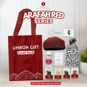 Paket Isian Hampers Tas Jinjing Arafah Red Series  – Oleh-Oleh Haji & Umroh Eksklusif