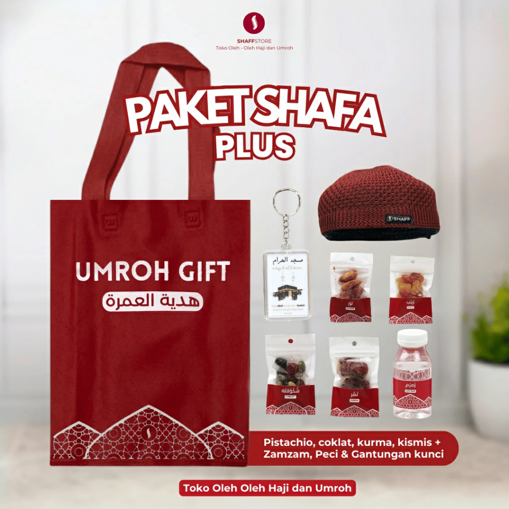 Paket Isian Hampers Tas JInjing Shafa Red Series – Oleh-Oleh Haji & Umroh Eksklusif - Image 2