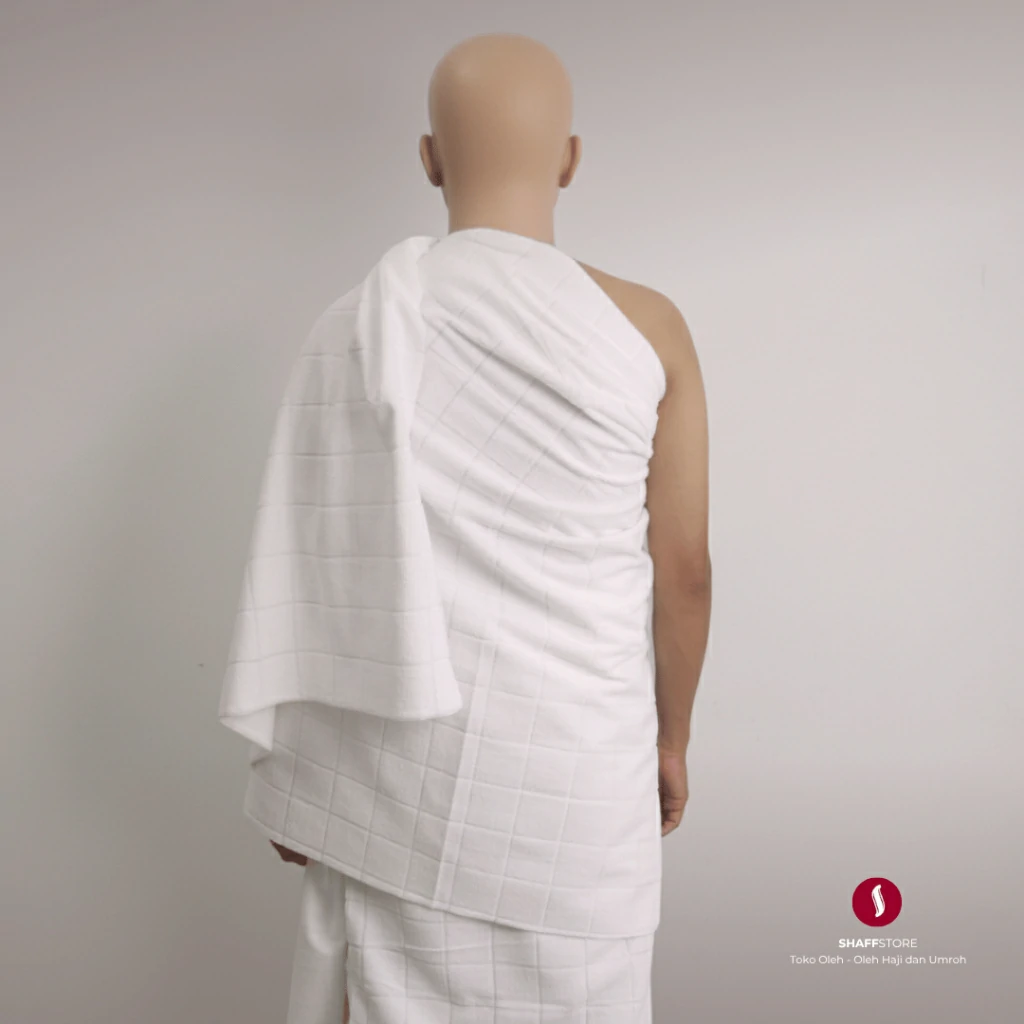 Kain Ihram Pria Dewasa - Perlengkapan Pakaian Haji dan Umroh - Image 4