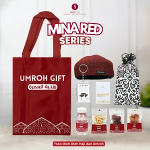 Paket Isian Hampers Tas Jinjing Mina Red Series  – Oleh-Oleh Haji & Umroh Eksklusif