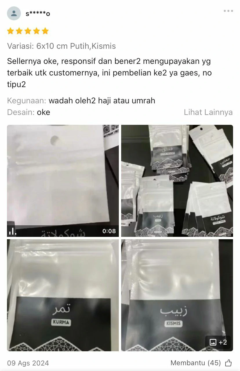Testimoni Produk Shaff Store 07